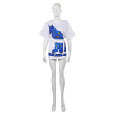 Retro Style ABBA 70er Jahr Kleid Cosplay Halloween Karneval Kostüm